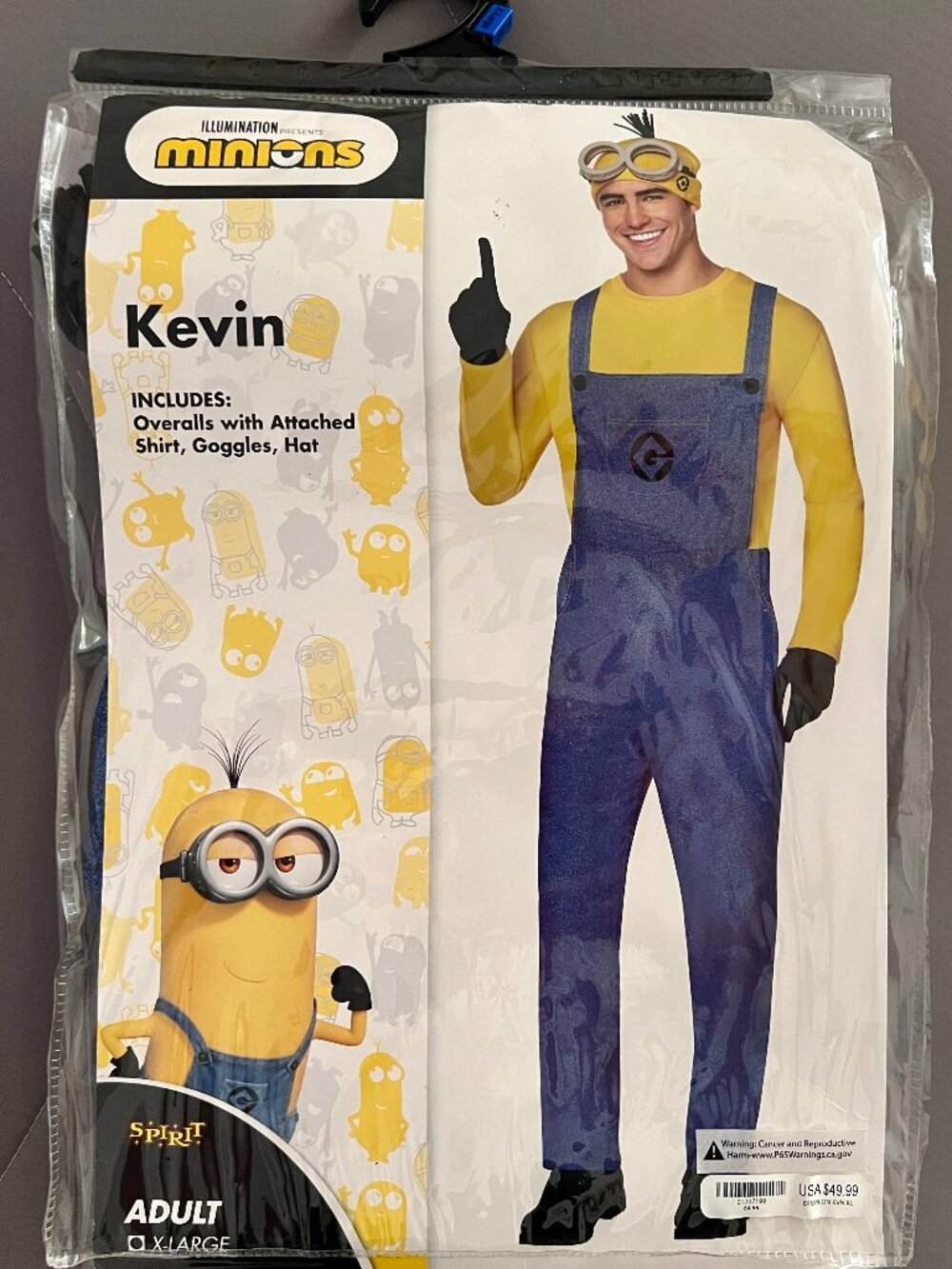 Adult Kevin Costume - Minions L
